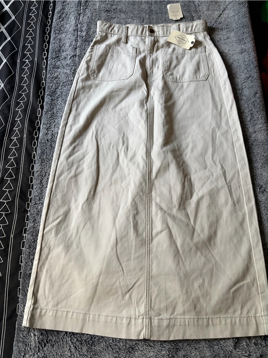 St. John's Bay Dresses & Skirts - St. John's Bay Cream High-Waist Long A-Line Skirt